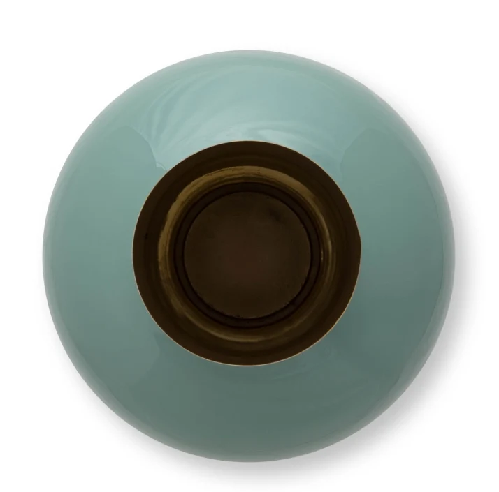 PIP STUDIO Vase Metal groß soft green 31,5 x 40 cm