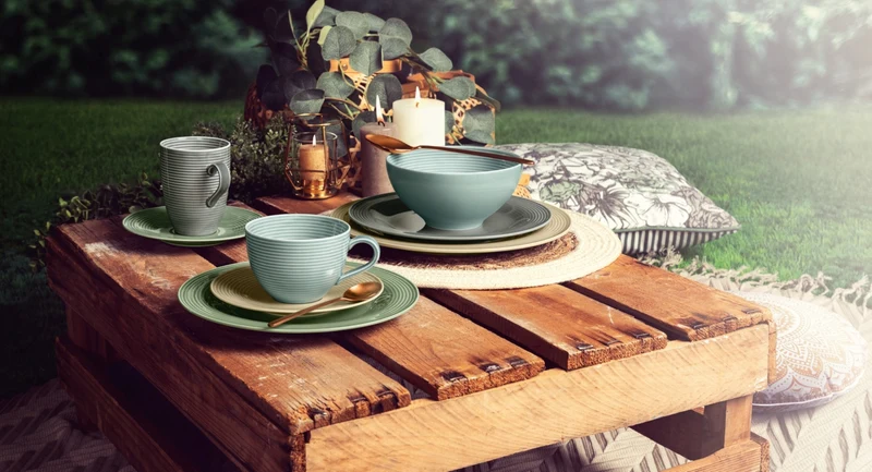 Seltmann Weiden Beat Arktisblau uni Milchkaffeeobertasse 0,35 l