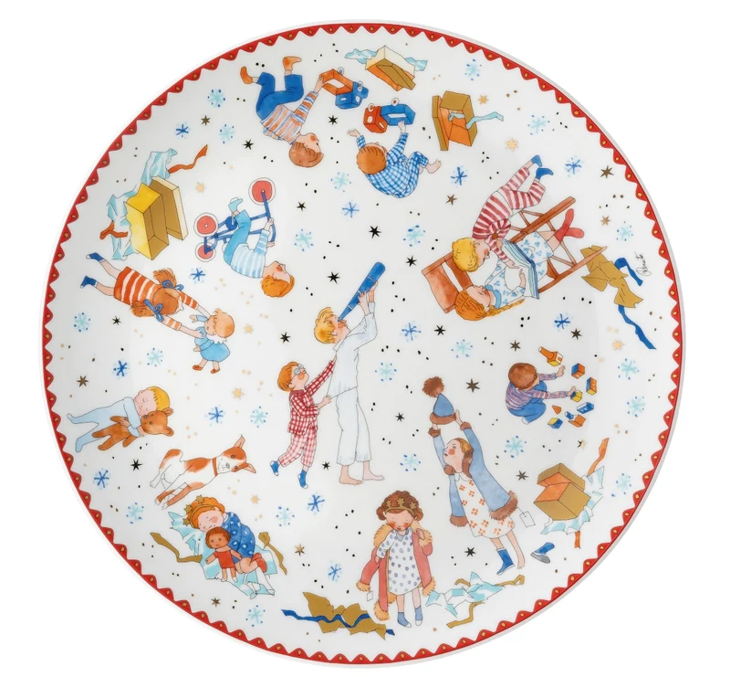 Hutschenreuther Sammelserie 2022 Plätzchenteller 28cm Weihnachtsa.