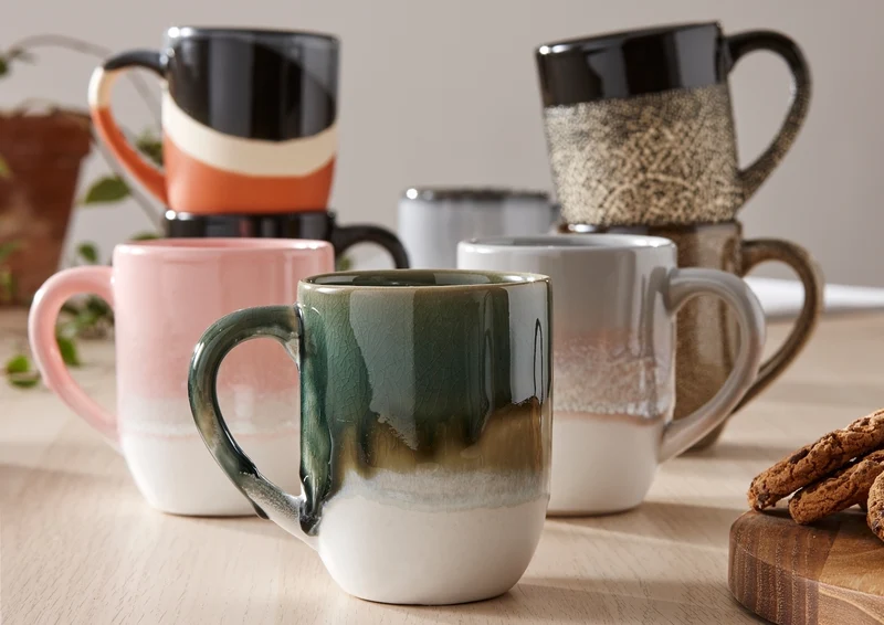 ladelle CAFE Becher mit Henkel granit 0,3 l