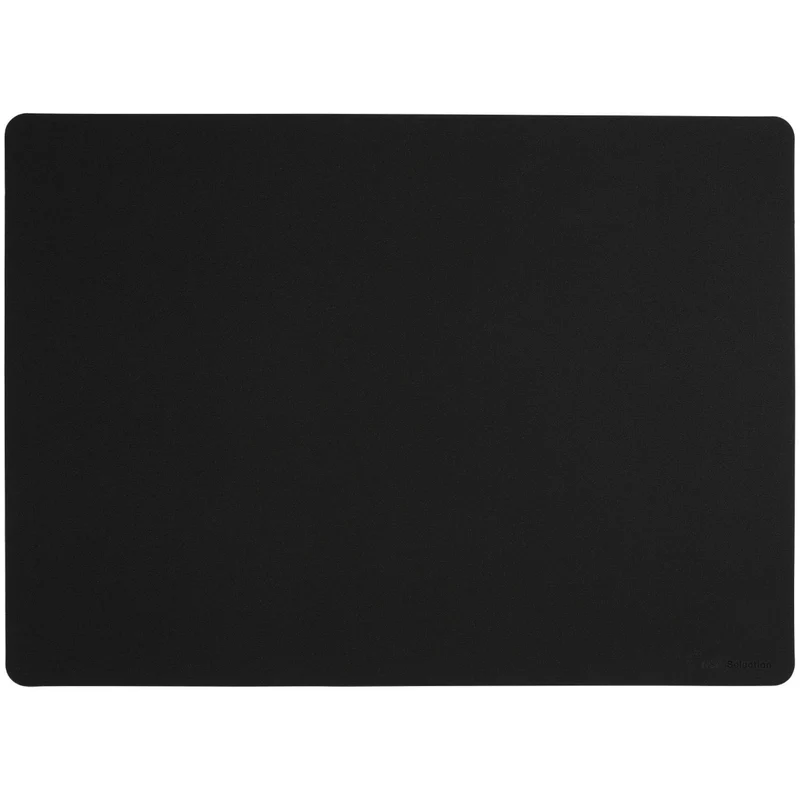 ASA Tischset soft leather charcoal 46 x 33 cm