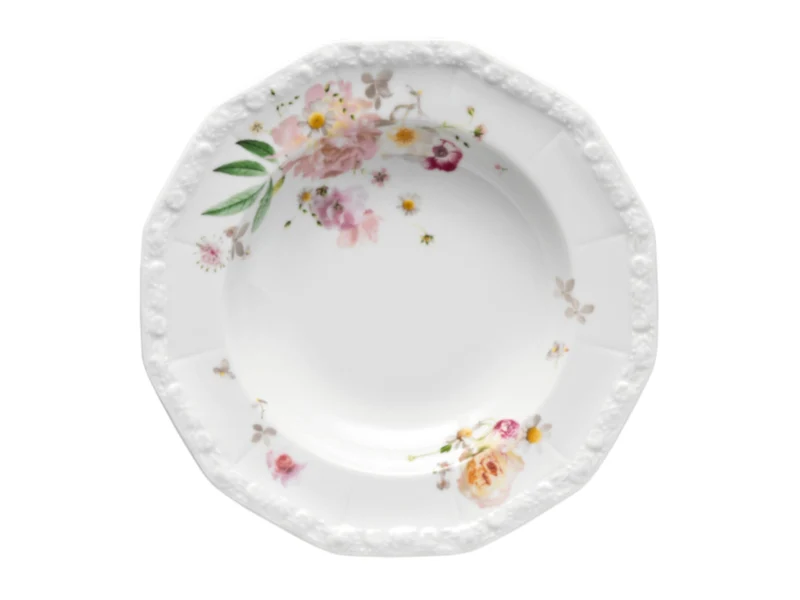 Rosenthal Maria Pink Rose Suppenteller 23 cm