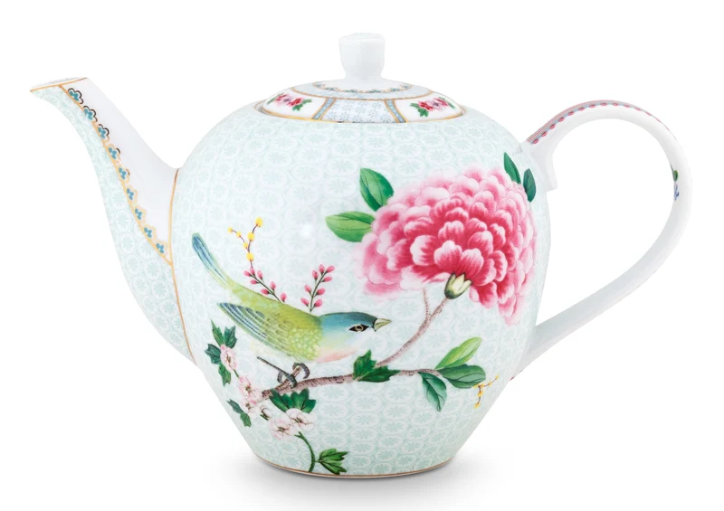 PIP STUDIO Blushing Birds Teekanne gross white 1,6 l