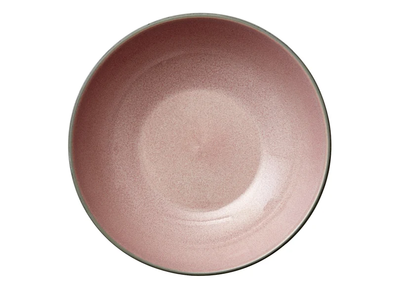 Bitz Pastateller matt grey / shiny light pink 20 cm