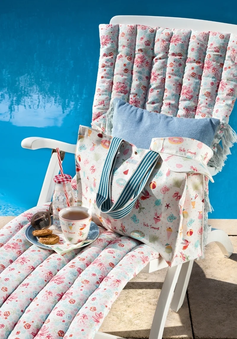 Greengate Fallulah Kissenhülle white pieceprinted 30 x 50 cm