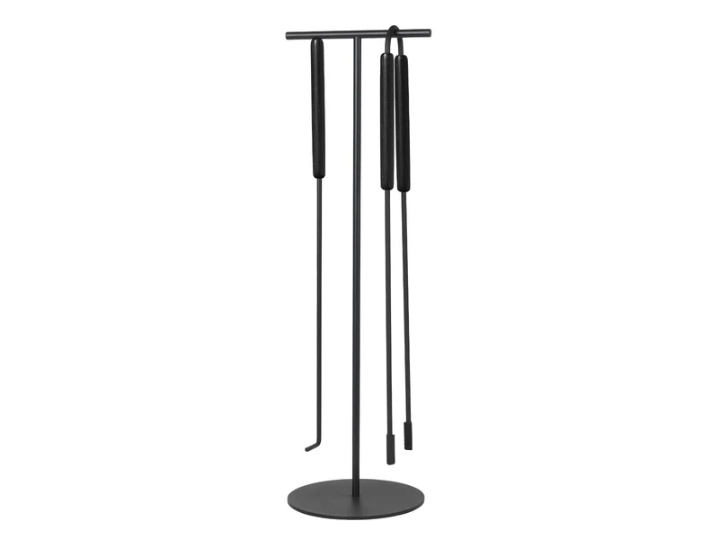 Blomus ASHI Kaminbesteck black oak 3tlg