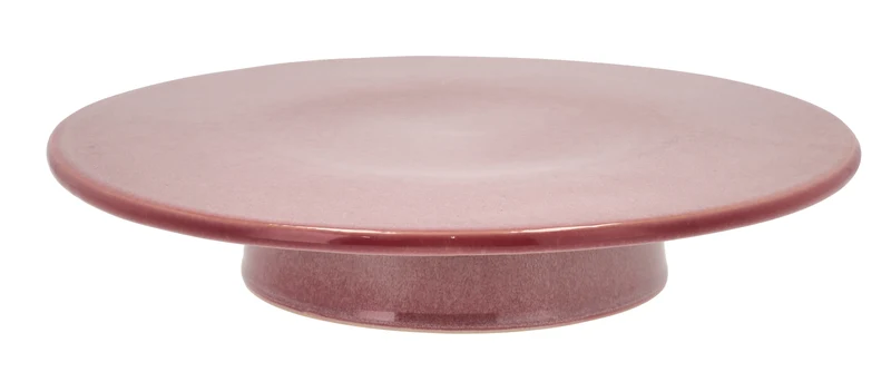 Bitz Tortenplatte auf Fuß light pink 30 x 5,5 cm