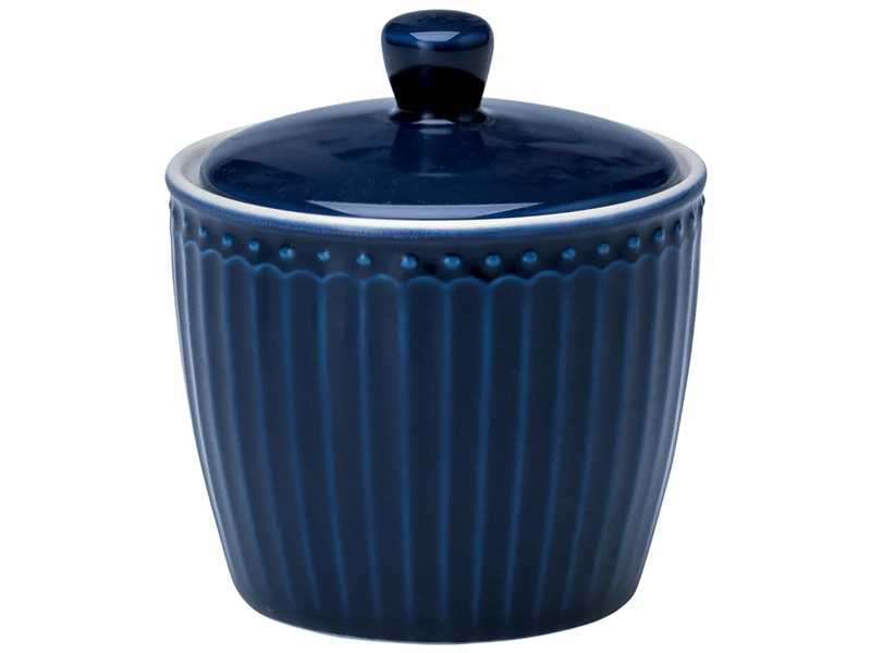 Greengate Alice Zuckerdose dark blue 10 cm