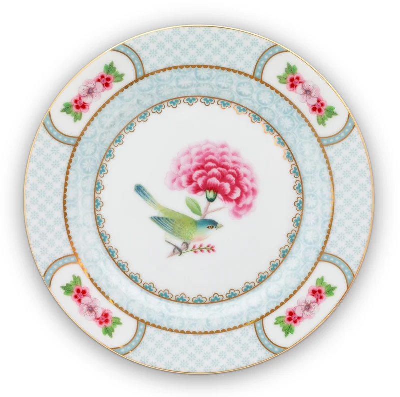 PIP STUDIO Blushing Birds Brotteller white 17 cm