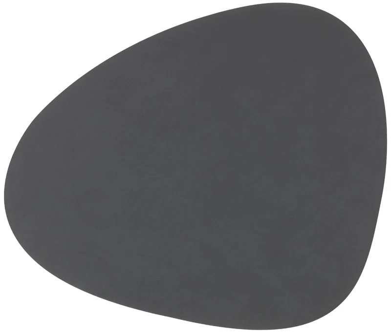 LIND DNA NUPO Tischset Curve L anthrazit 37 x 44 cm
