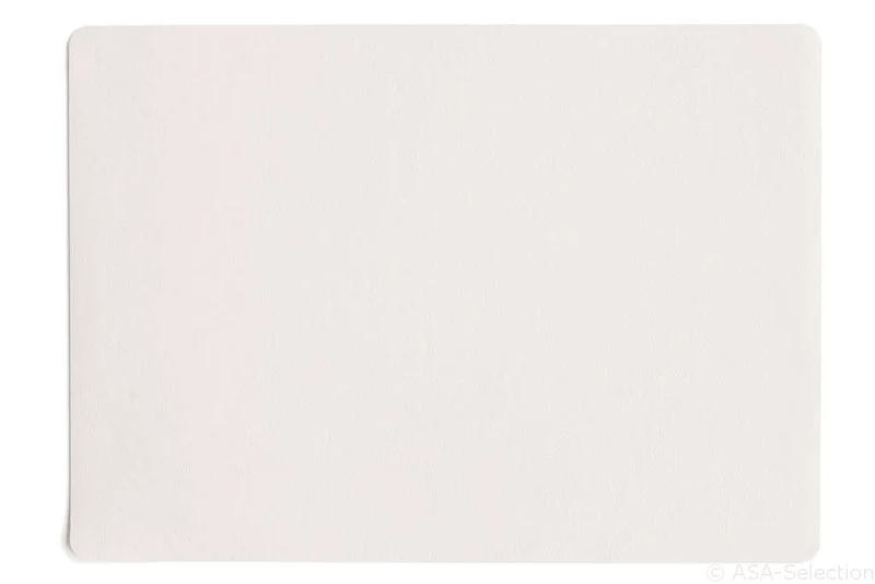 ASA Tischset Lederoptik weiss 46 x 33 cm