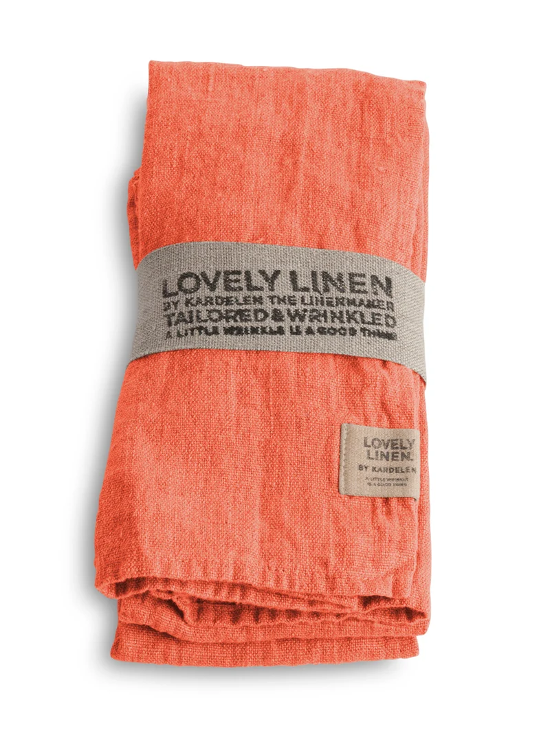 Lovely Linen Lovely Serviette Leinen peach (1 Stück)