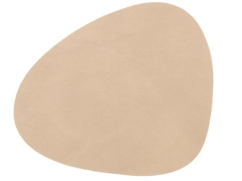 LIND DNA NUPO Untersetzer Curve sand 11 x 13 cm