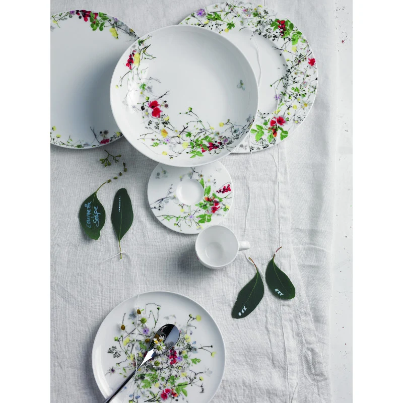 Rosenthal Brillance Fleurs Sauvages Brotteller Fahne 19 cm
