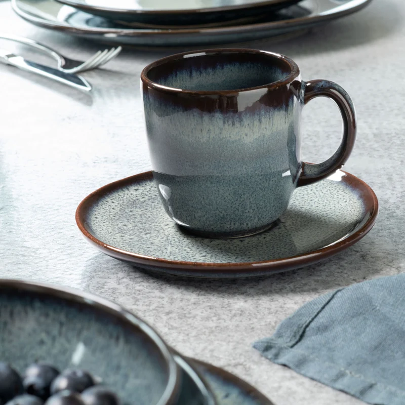 like. by Villeroy & Boch Lave gris Kaffeeuntertasse