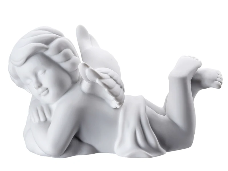 Rosenthal Engel träumend mittel weiss matt 10,5 cm