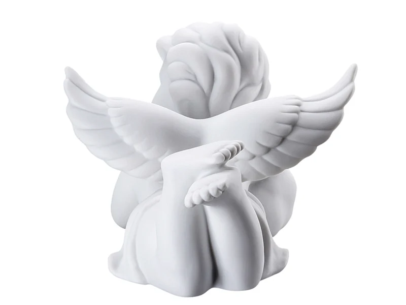 Rosenthal Engel träumend mittel weiss matt 10,5 cm