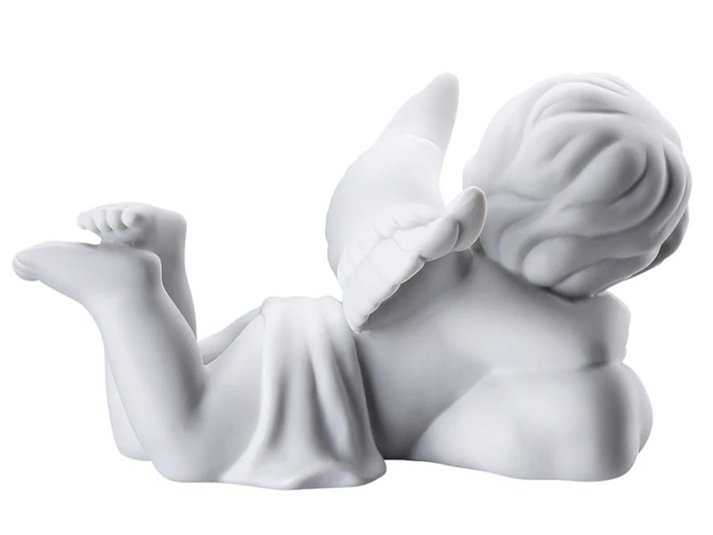 Rosenthal Engel träumend mittel weiss matt 10,5 cm