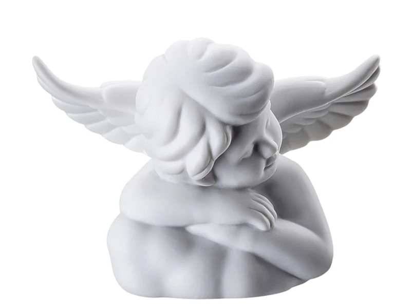 Rosenthal Engel träumend mittel weiss matt 10,5 cm