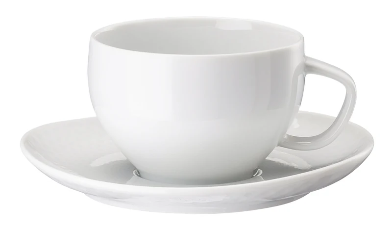 Rosenthal Junto Weiss Teetasse mit Untertasse