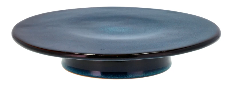 Bitz Tortenplatte auf Fuß dark blue 30 x 5,5 cm