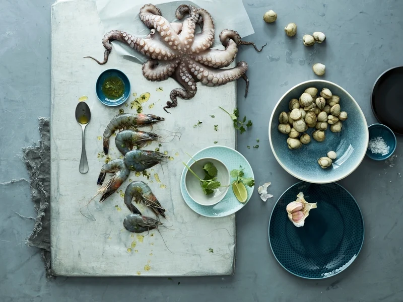 Rosenthal Junto Aquamarine Platte 28 cm