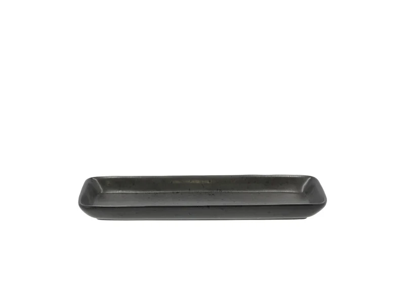 Bitz Servierplatte matt black 38 x 14 cm