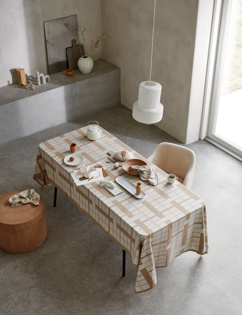 Broste Copenhagen Shape Soft Grey Platte 40 x 11 cm