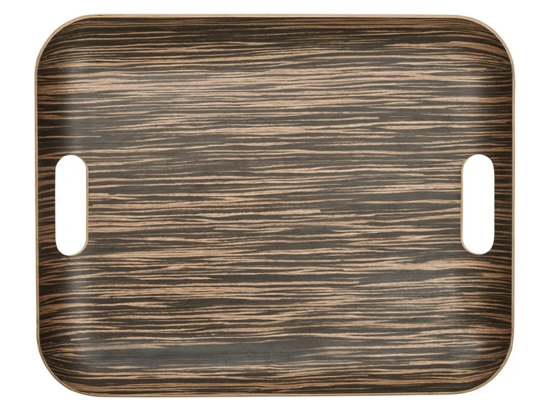 ASA Holztablett rechteckig ebony 45 x 36 cm