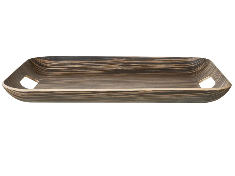 ASA Holztablett rechteckig ebony 45 x 36 cm