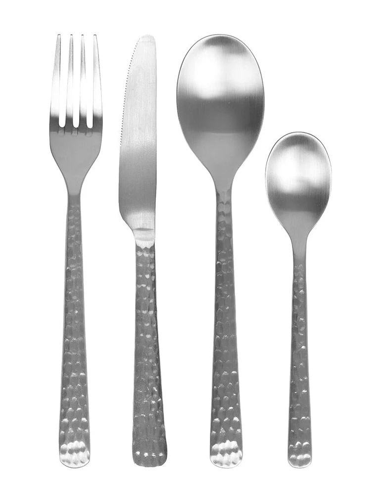 Broste Copenhagen HUNE Besteckset gebürsteter Satin 16tlg.