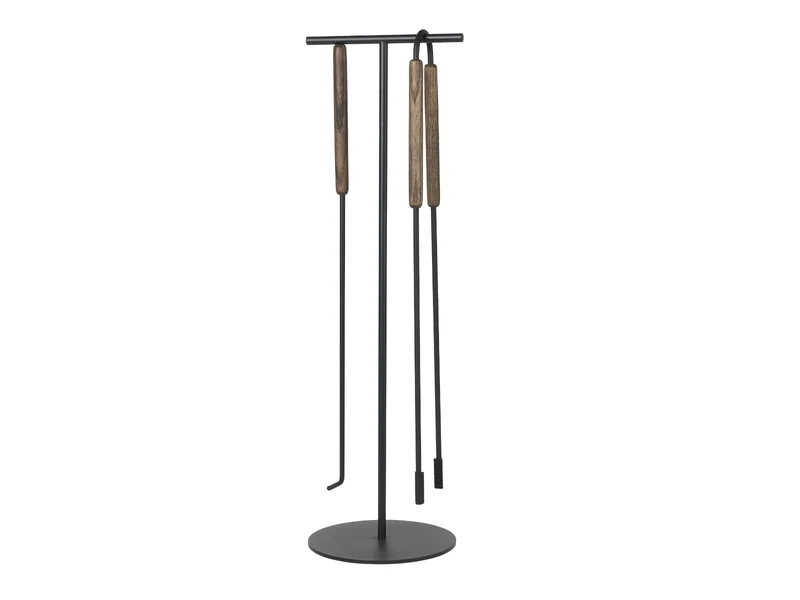 Blomus ASHI Kaminbesteck brown oak 3tlg