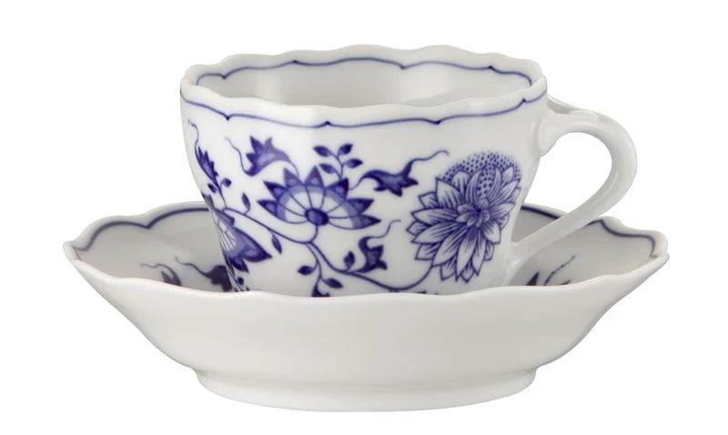 Hutschenreuther Blau Zwiebelmuster Kaffeetasse 2tlg.