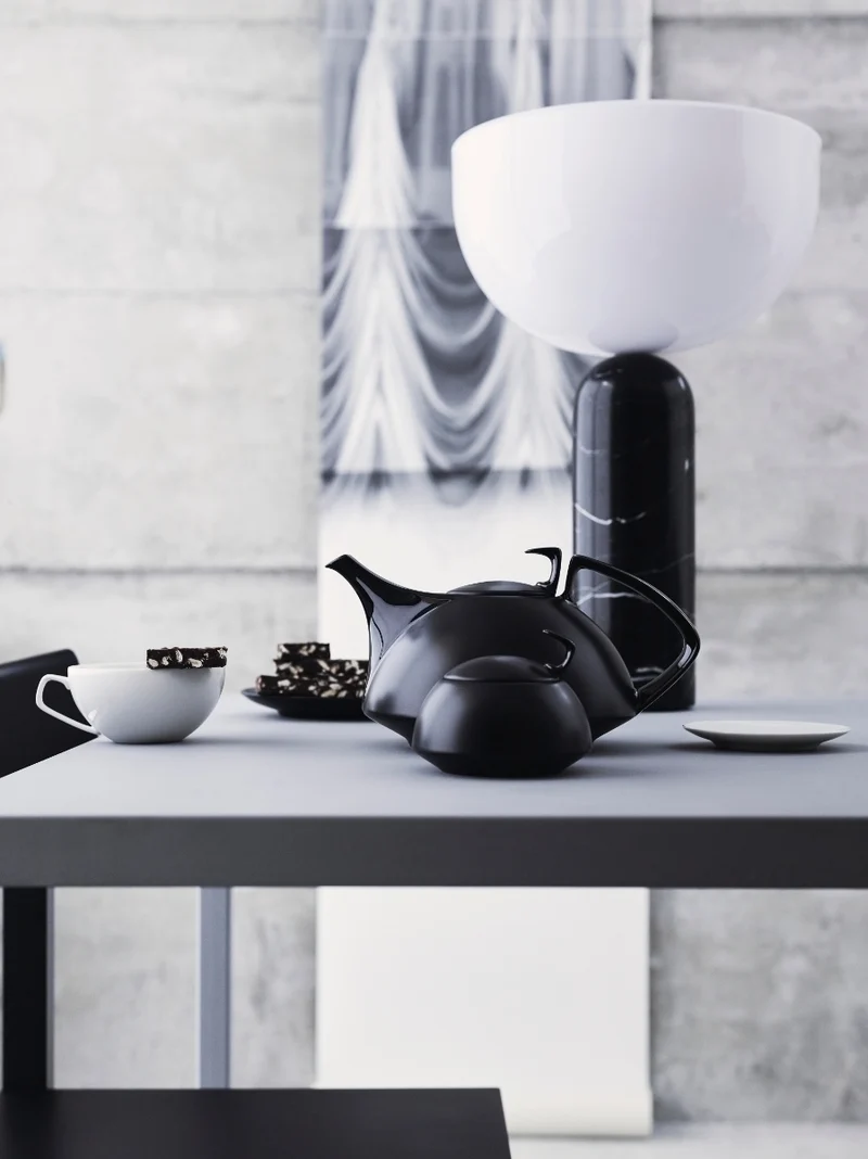 Rosenthal TAC Gropius Black Teekanne klein Dkl.