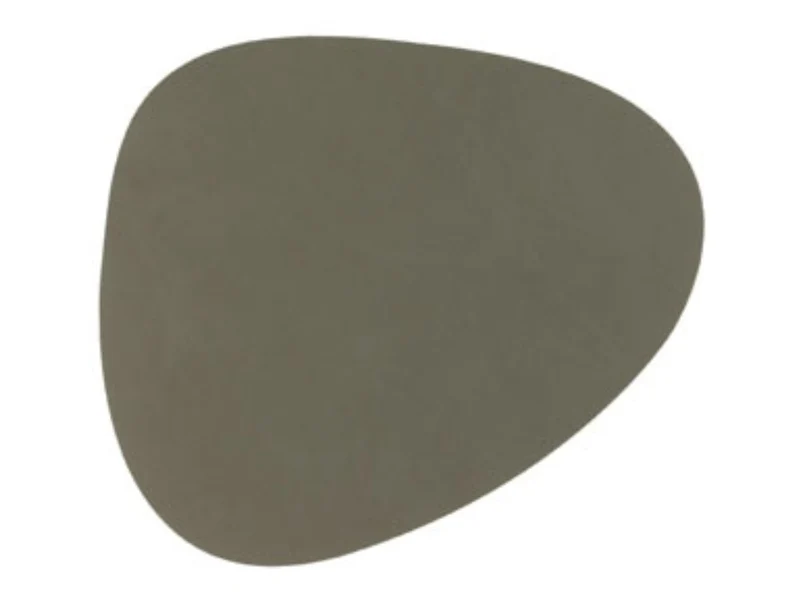 LIND DNA NUPO Untersetzer Curve army green 11 x 13 cm