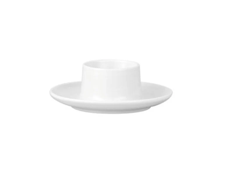 Rosenthal TAC Gropius Weiss Eierbecher m. Ablage