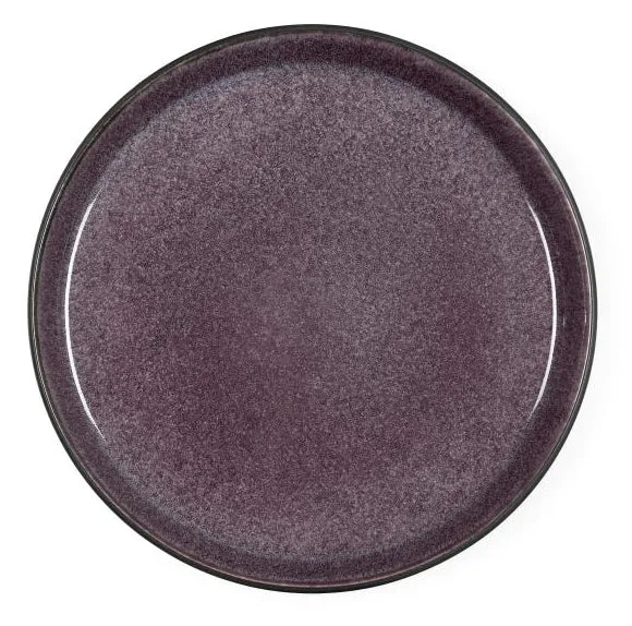 Bitz Frühstücksteller black / lilac 21 cm