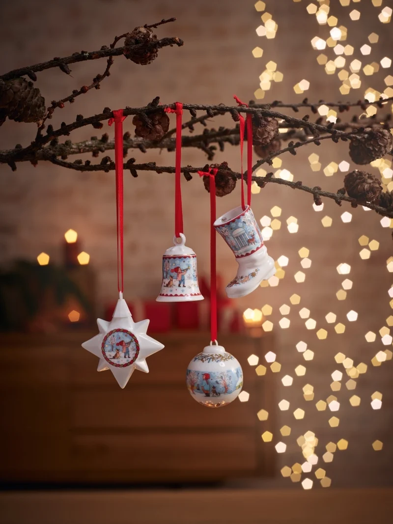 Hutschenreuther Sammelserie 2022 Porzellankugel Weihnachtsabend