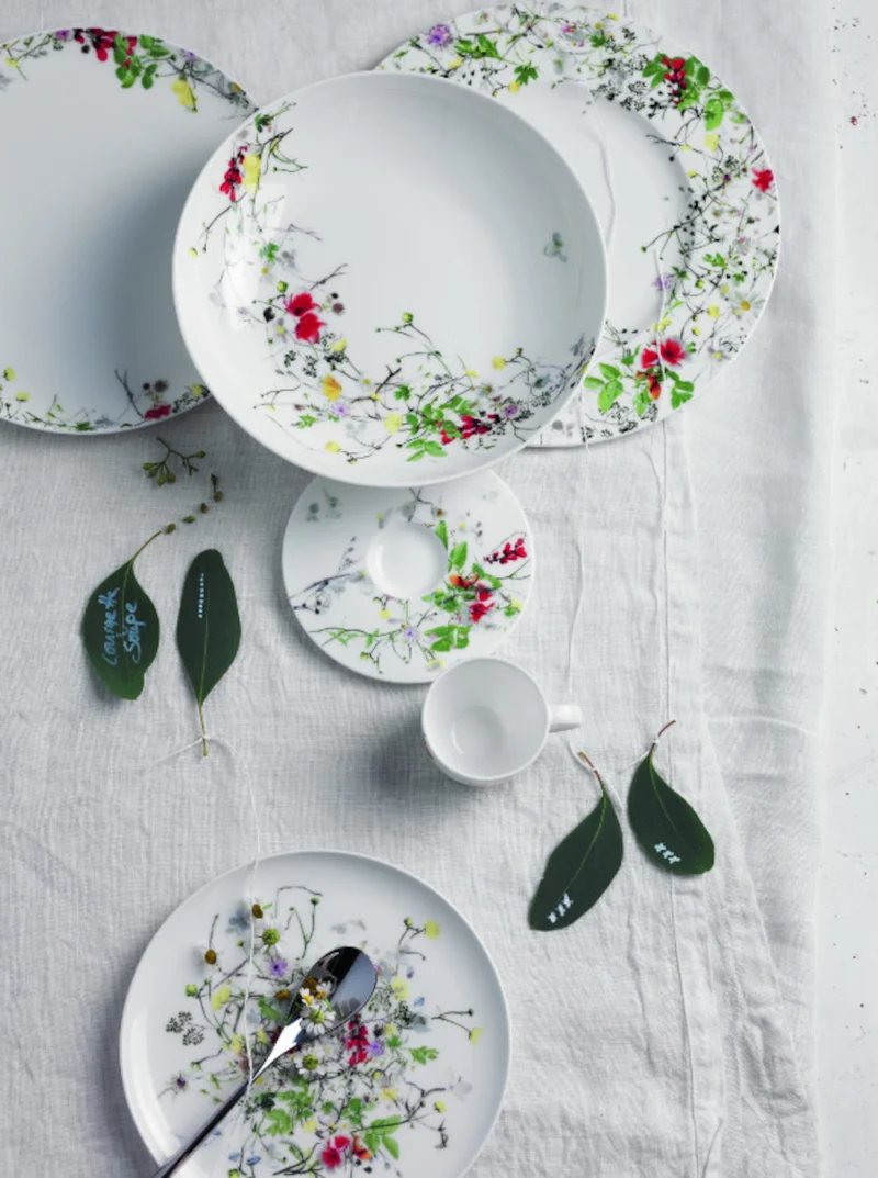 Rosenthal Brillance Fleurs Sauvages Kaffee-Untertasse 15 cm