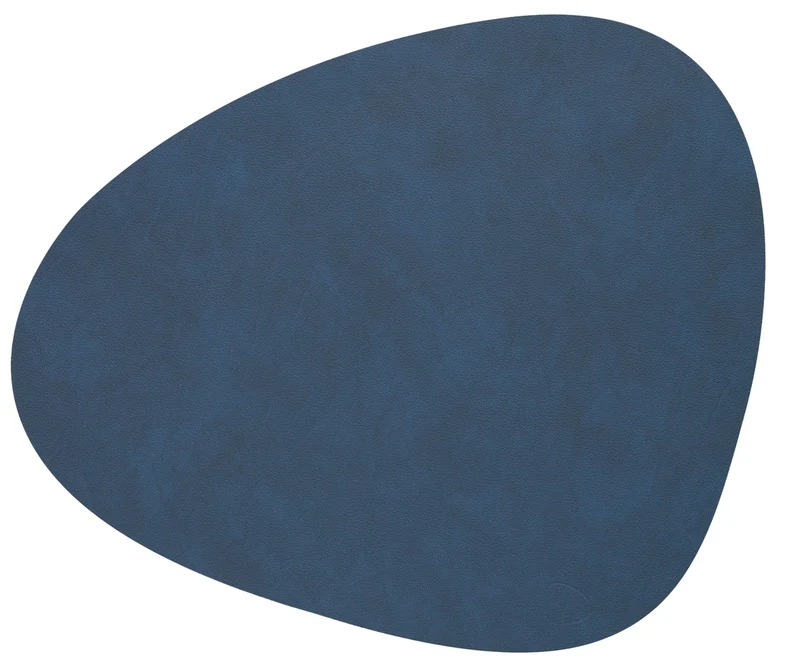 LIND DNA NUPO Tischset Curve L midnight blue 37 x 44 cm