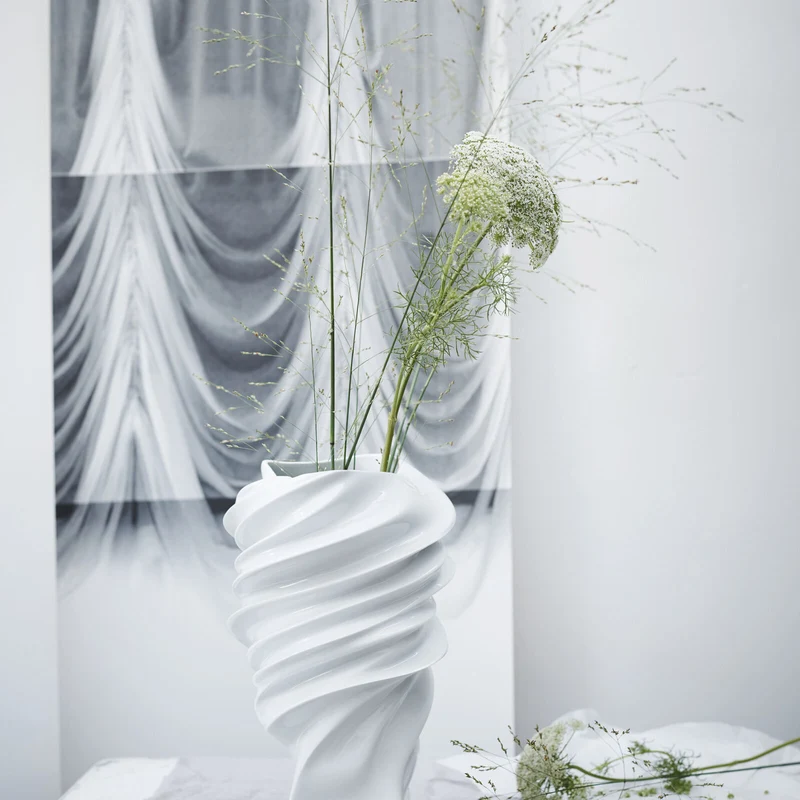 Rosenthal Squall Weiss Vase 32 cm