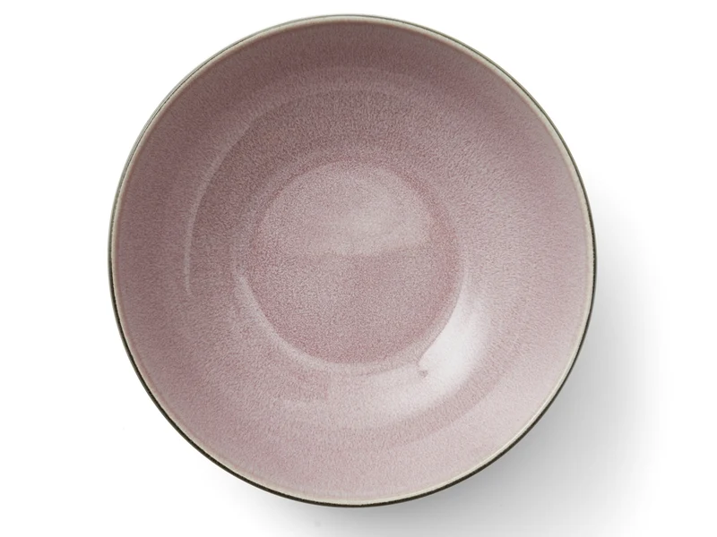 Bitz Salatschüssel matt grey / shiny light pink 30 cm