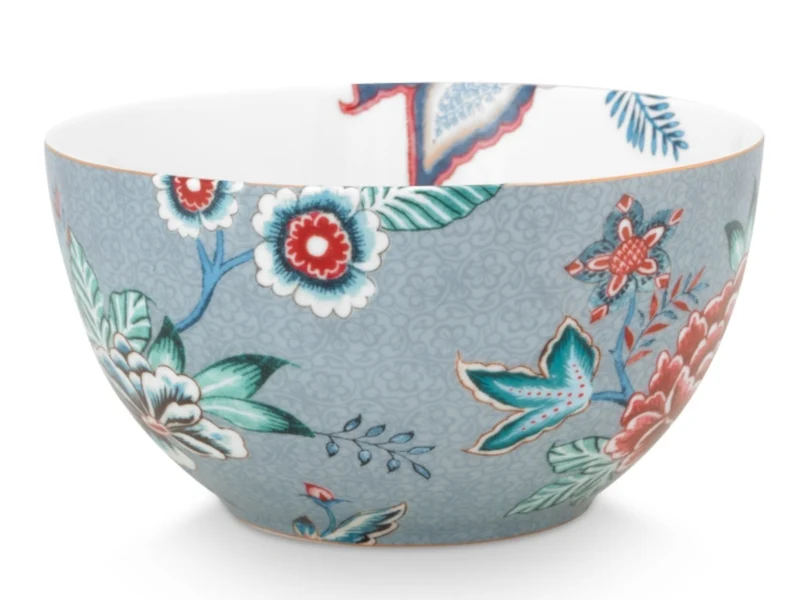 PIP STUDIO Flower Festival Bowl Light Blue 15 cm