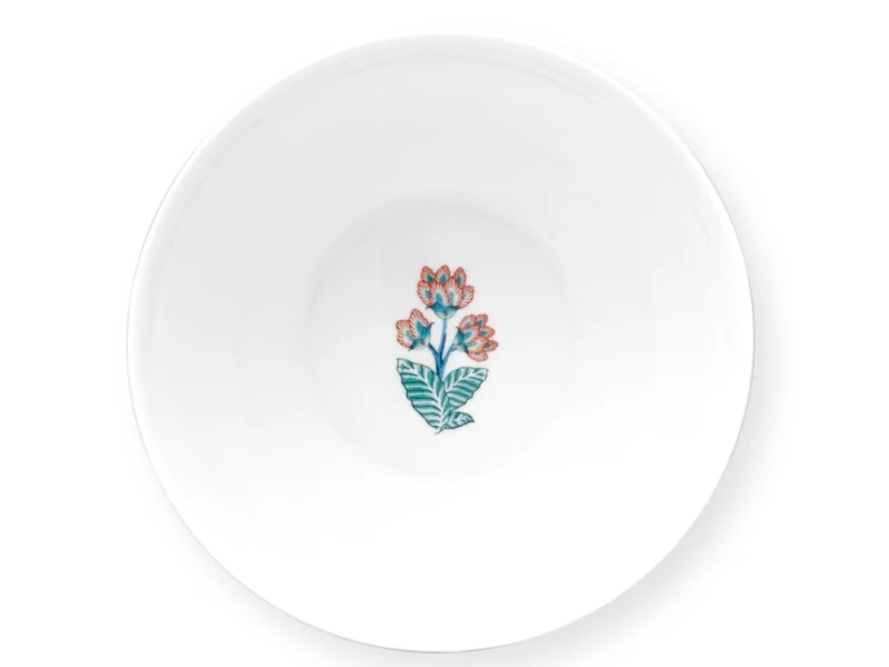PIP STUDIO Flower Festival Scallop Deco Bowl Light Blue 18cm