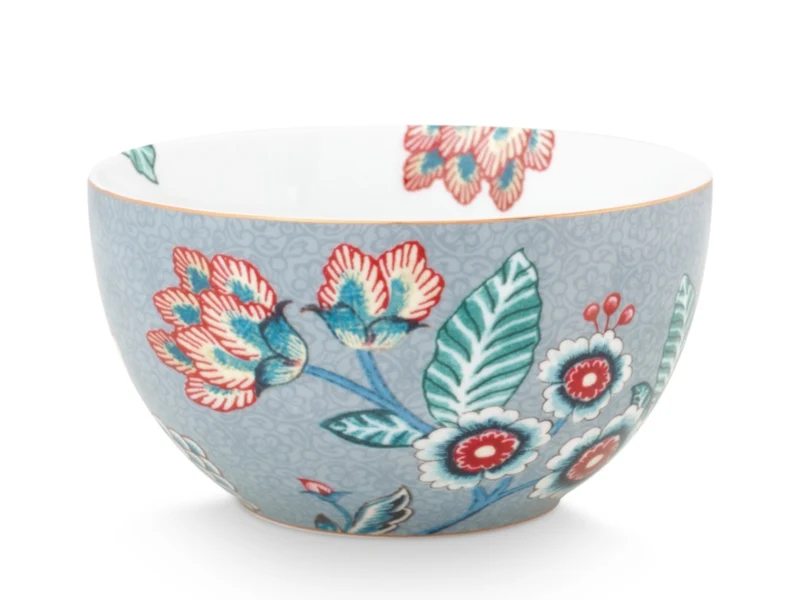 PIP STUDIO Flower Festival Bowl Light Blue 12 cm