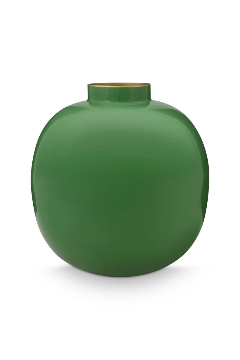 PIP STUDIO Home Deco Metal Vase grün 23 cm