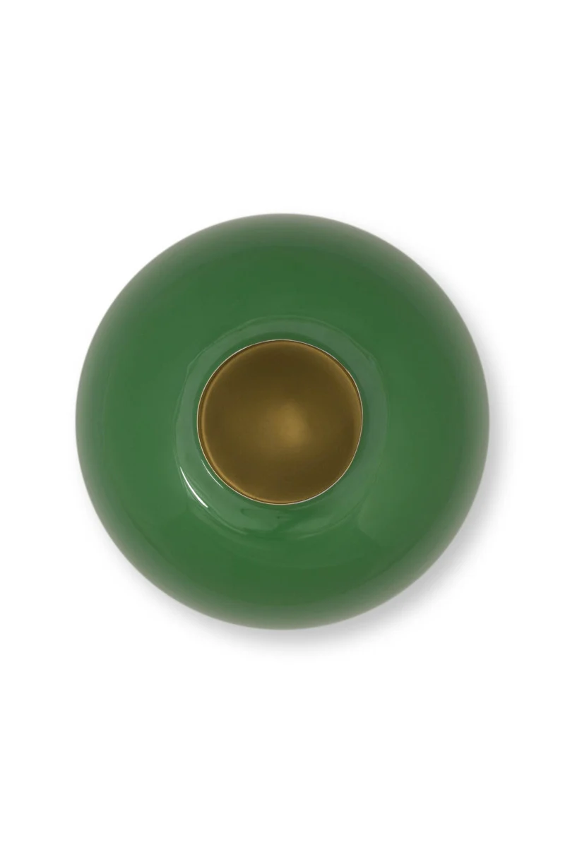 PIP STUDIO Home Deco Metal Vase grün 23 cm