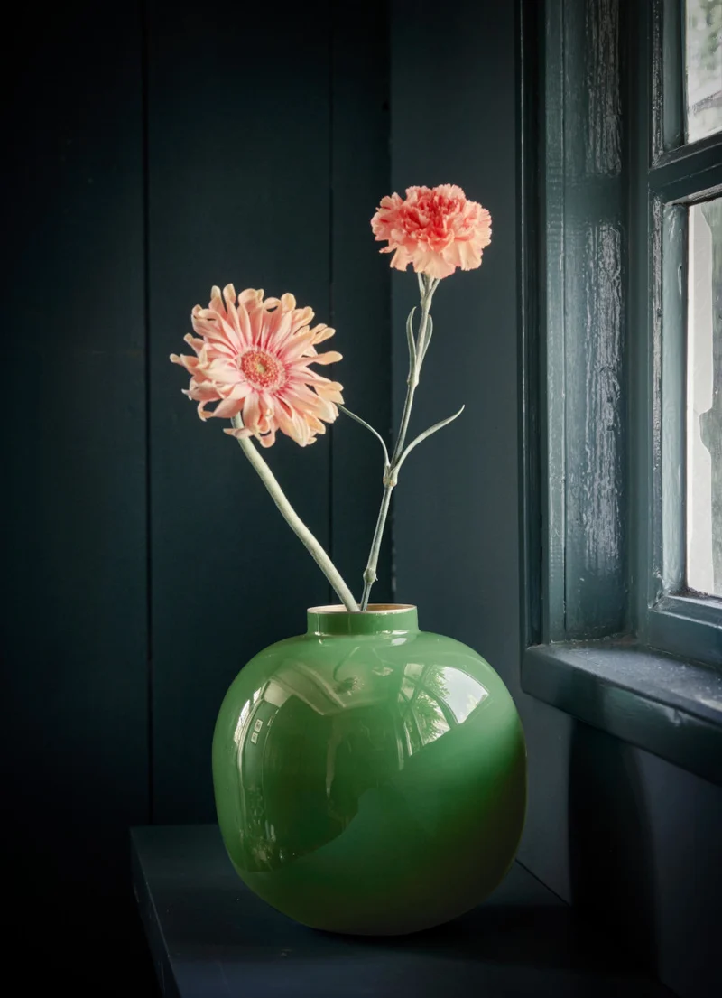 PIP STUDIO Home Deco Metal Vase grün 23 cm