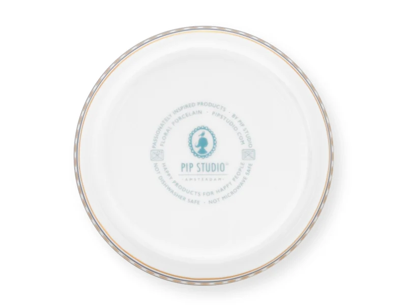 PIP STUDIO Flower Festival Teebeutelablage Light Blue 9 cm