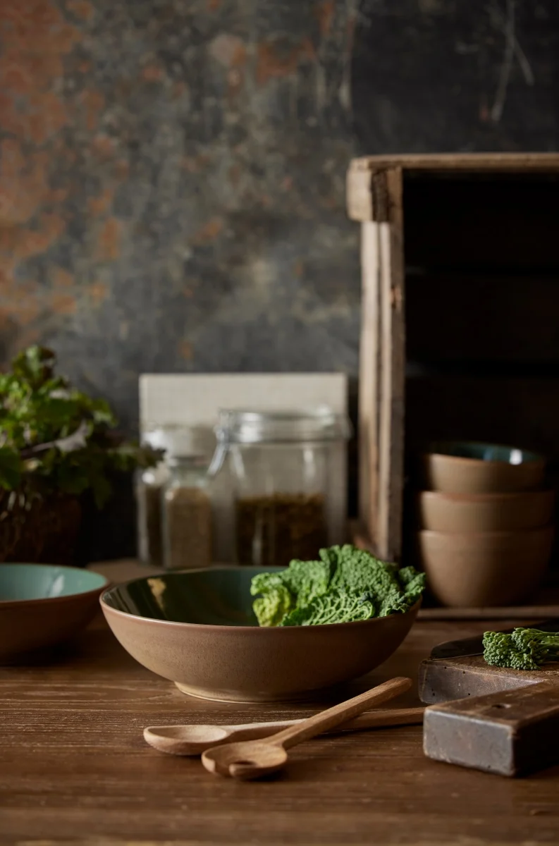 Bitz Salatbowl Wood/Forest 24 cm